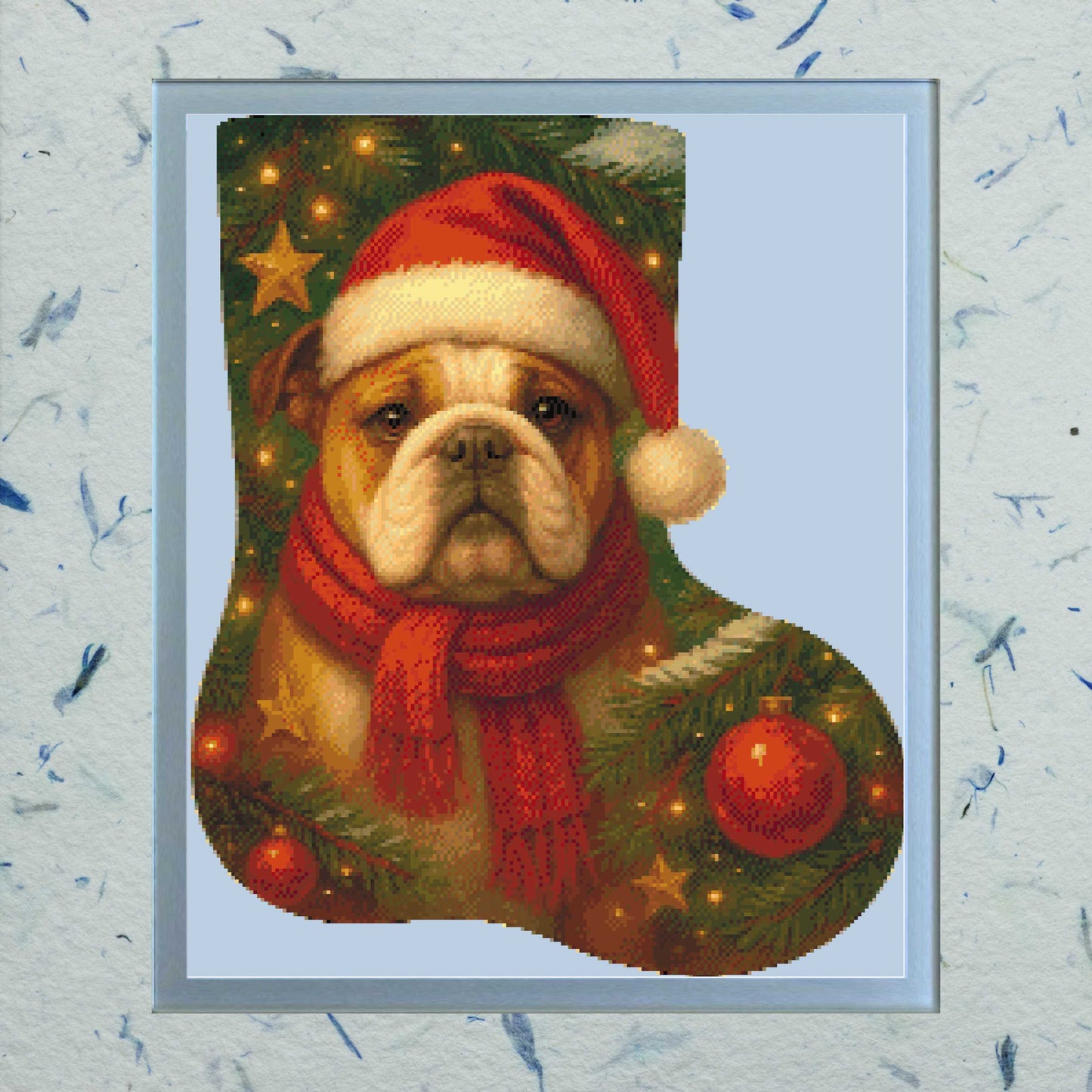 Bota Navideña Bulldog