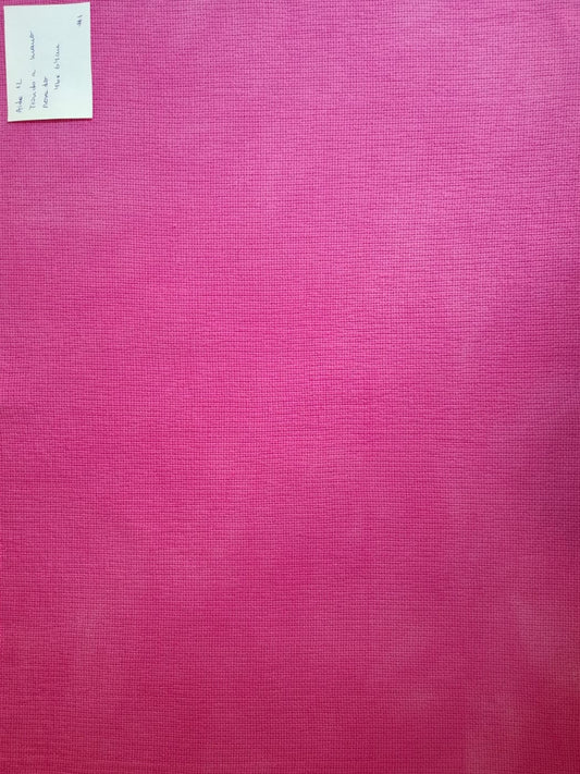 Tela aida para bordado punto de cruz teñida a mano color Rosa 4