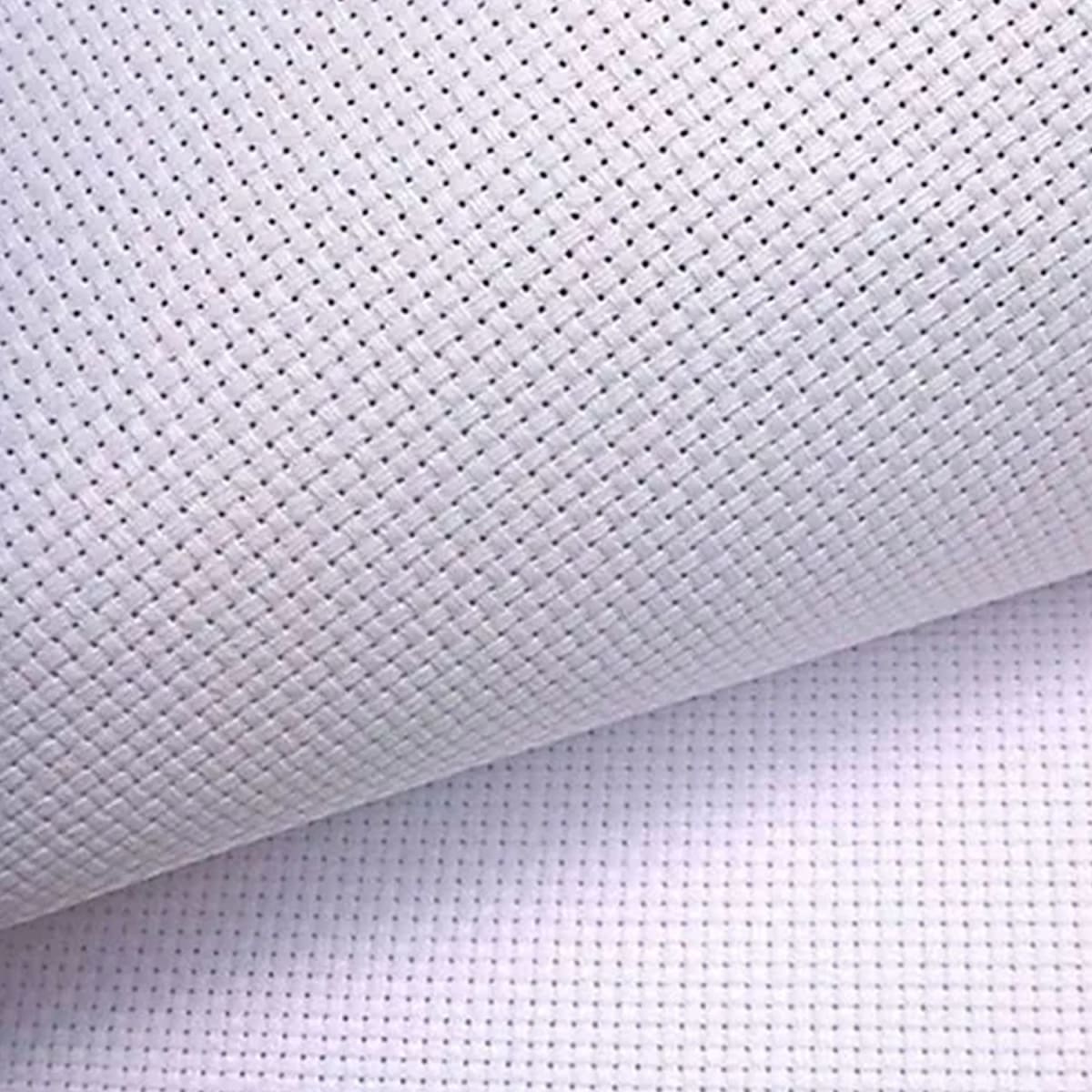 Tela para bordar, aida, cuenta de 16 / 18 count, material 100% algodón. Tamaño 49 x 75 cm.