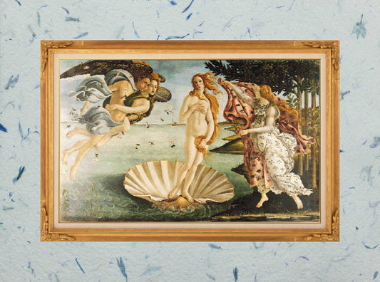 Patrón digital de Punto de cruz: El nacimiento de Venus