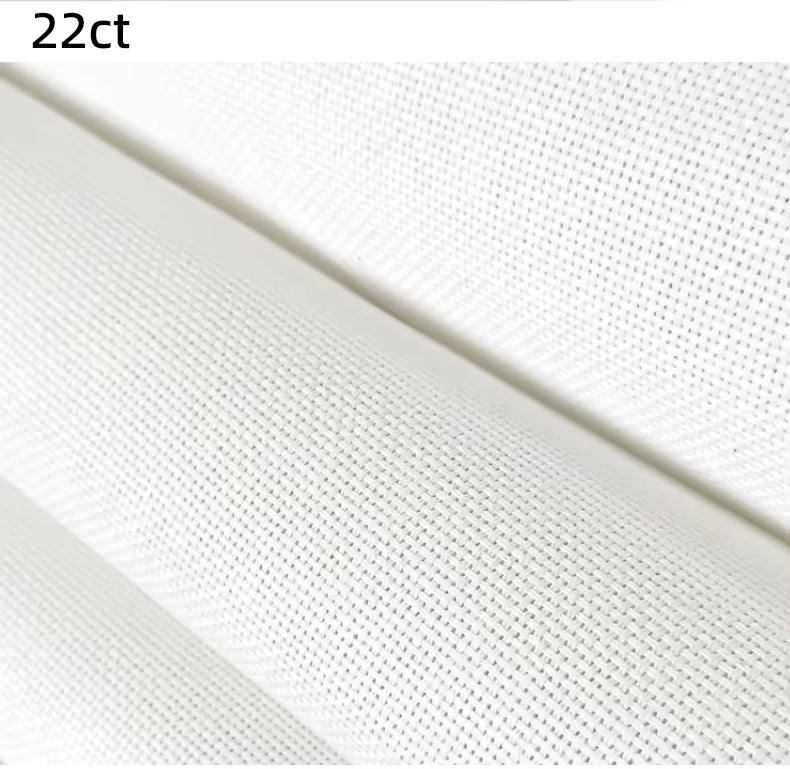 Tela Aida para bordar 22 count, 100% Algodón. Tamaño 49 x 75 cm